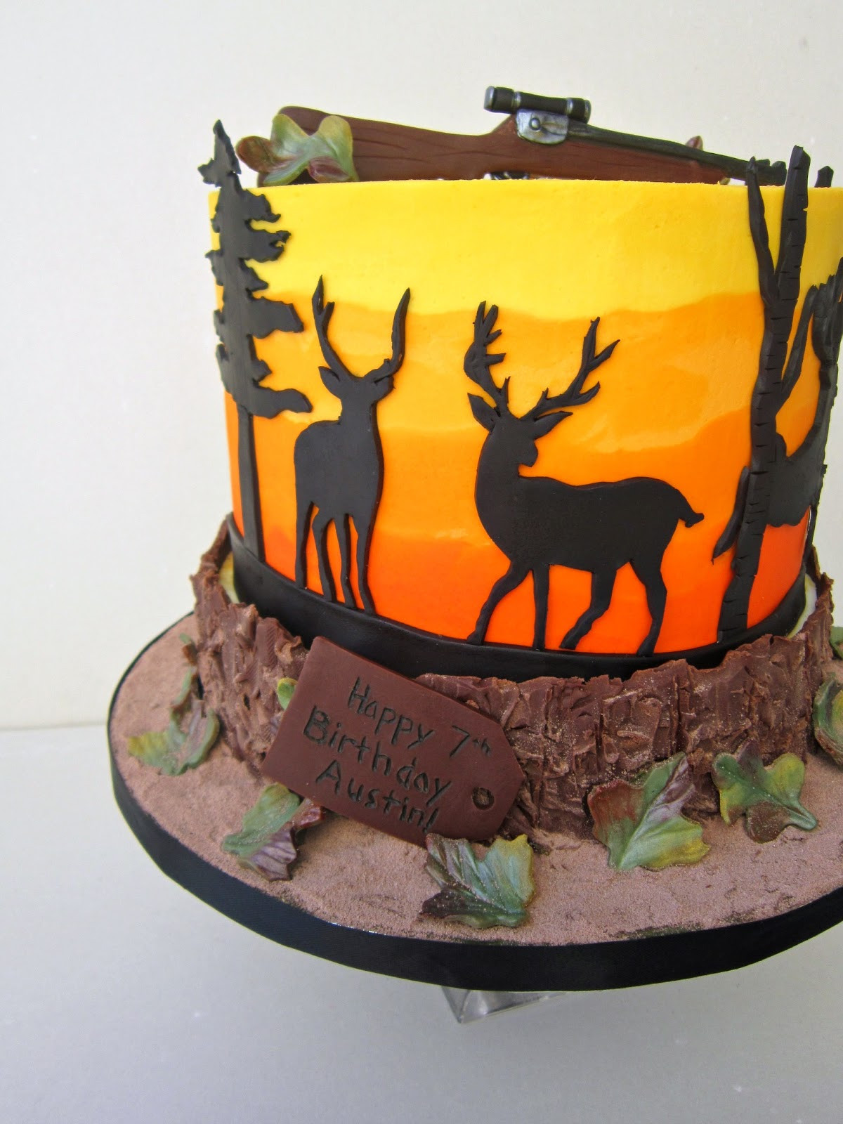 Deer Birthday Cake
 Delectable Cakes Deer Hunting Birthday Cake