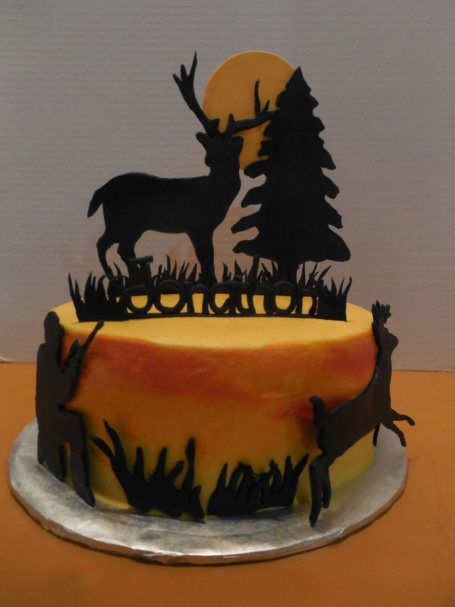 Deer Birthday Cake
 Deer Hunting Cake CakeCentral