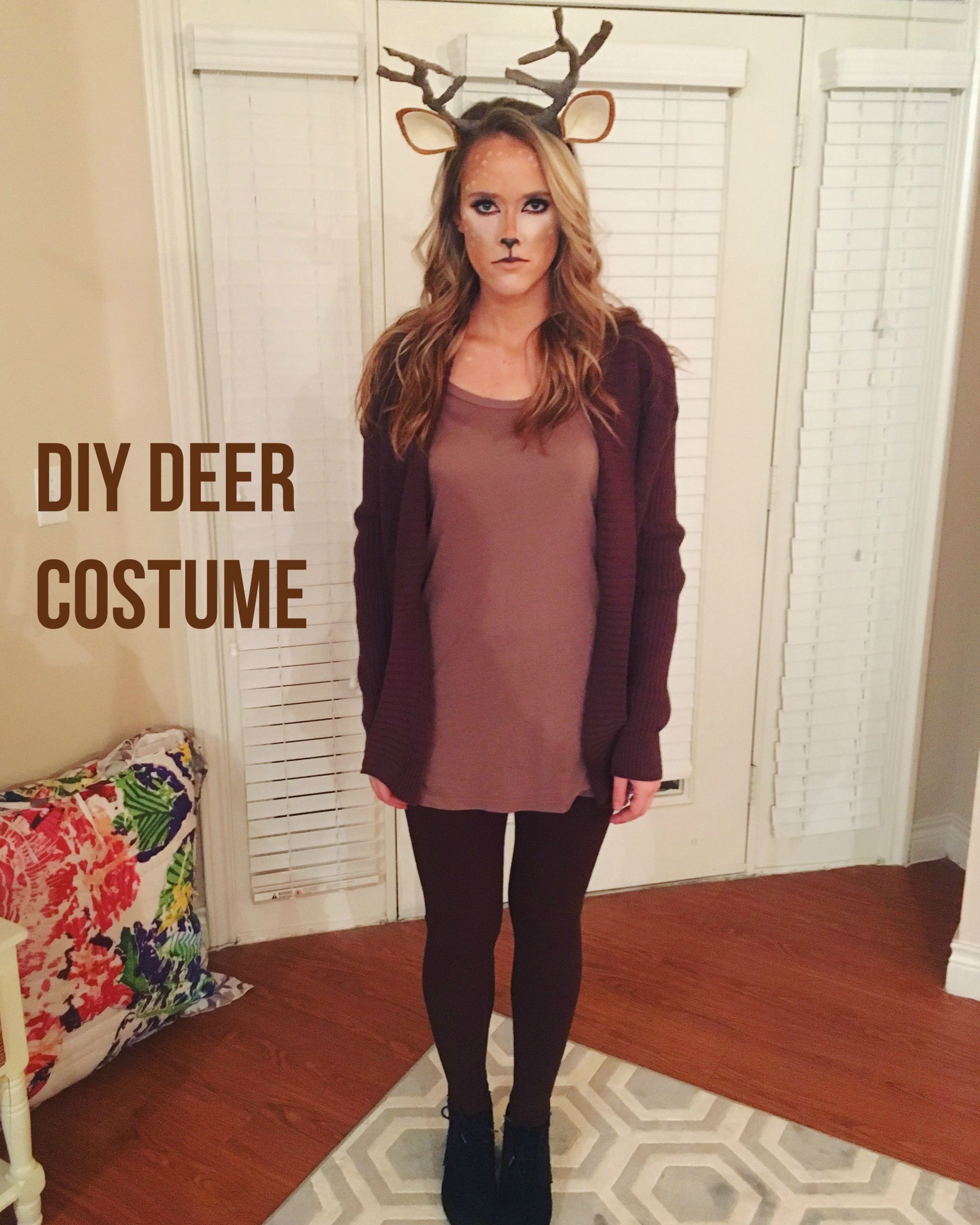 Deer Halloween Costume DIY
 DIY deer costume
