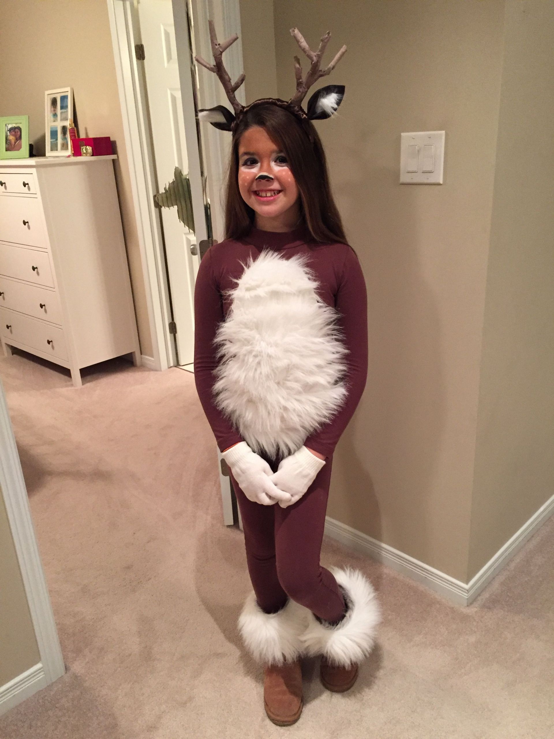 Deer Halloween Costume DIY
 Deer costume DIY
