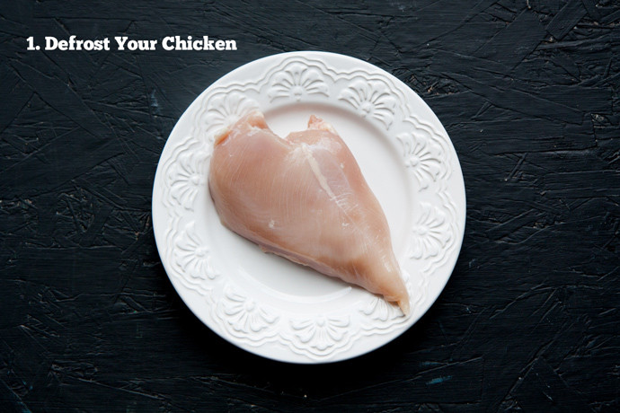 Defrost Chicken Breasts In Microwave
 How to Bake a Chicken Breast In ly 6 Steps