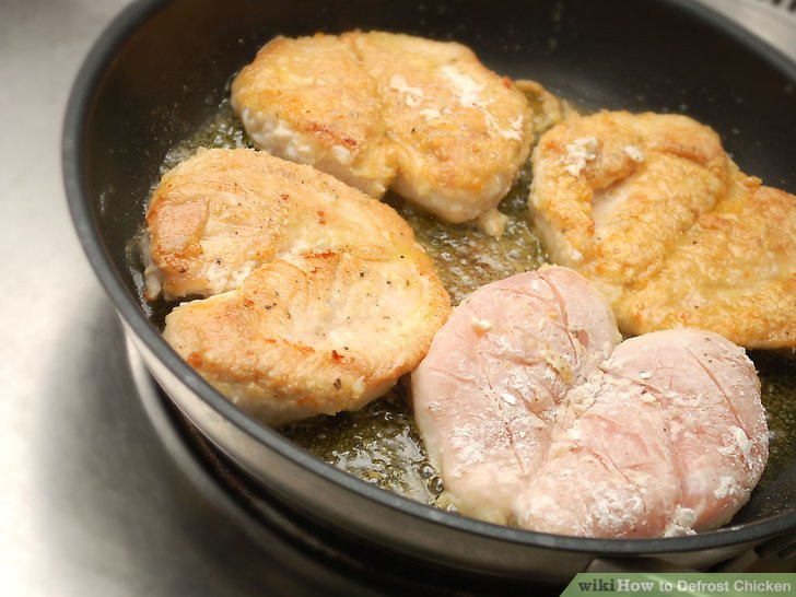 Defrost Chicken Breasts In Microwave
 3 Simple Ways to Defrost Chicken wikiHow