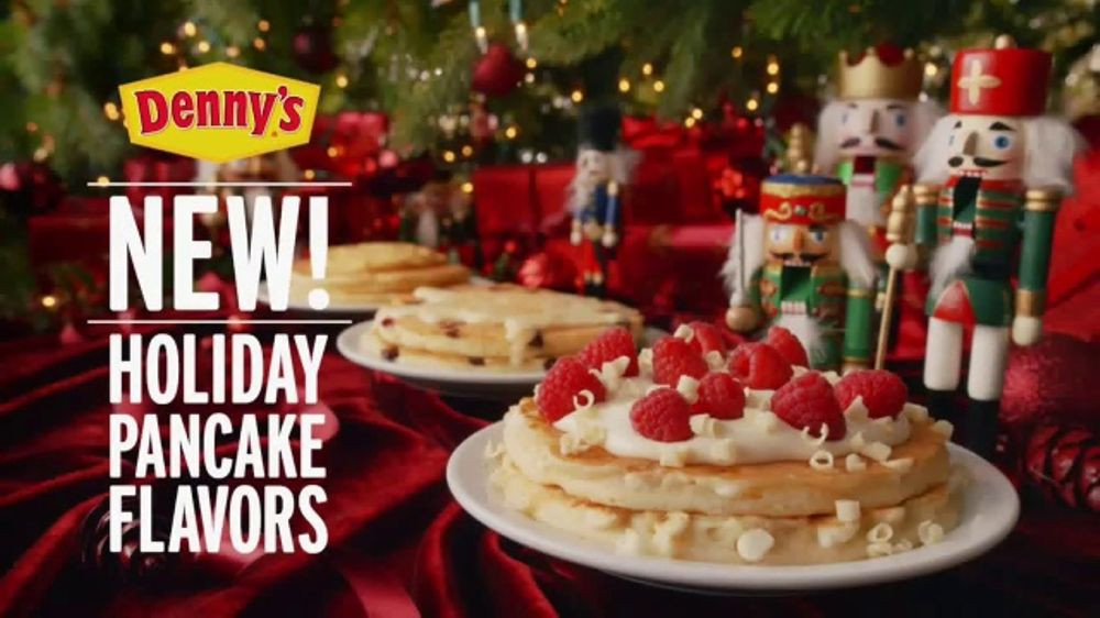 Denny'S Holiday Pancakes
 Denny s Holiday Pancake Flavors TV mercial New