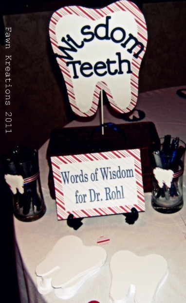 Dentist Graduation Party Ideas
 Fawn Kreations Surprise Dental School Graduation Party