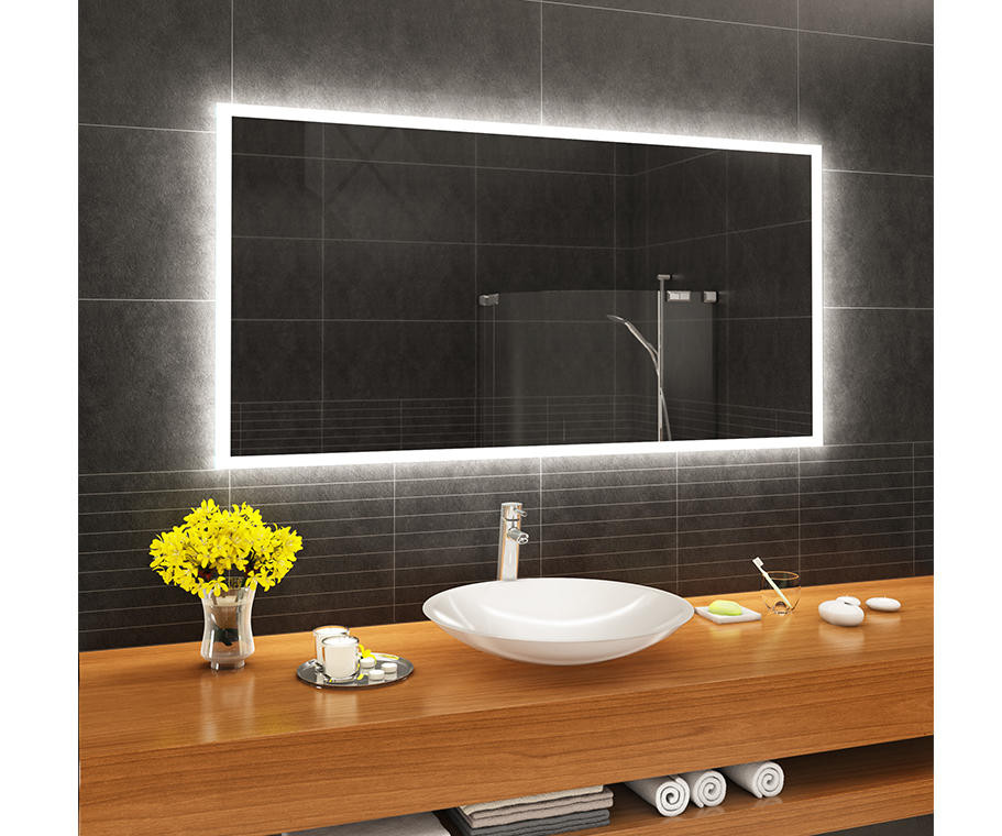 Designer Bathroom Mirrors
 Designer backlit LED Bathroom Mirror L01 Artforma