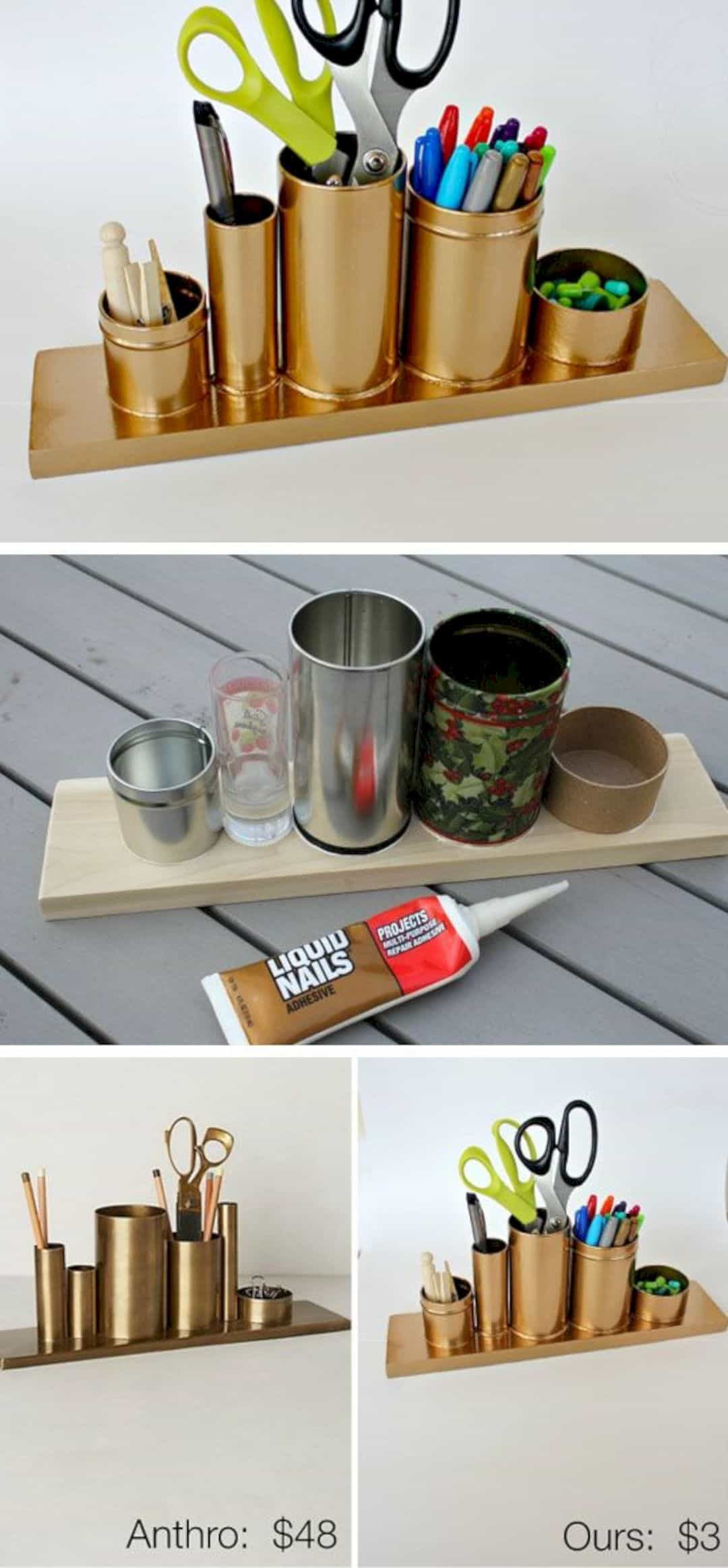 Desk Organization Ideas DIY
 18 Cheap DIY Home Storage Ideas