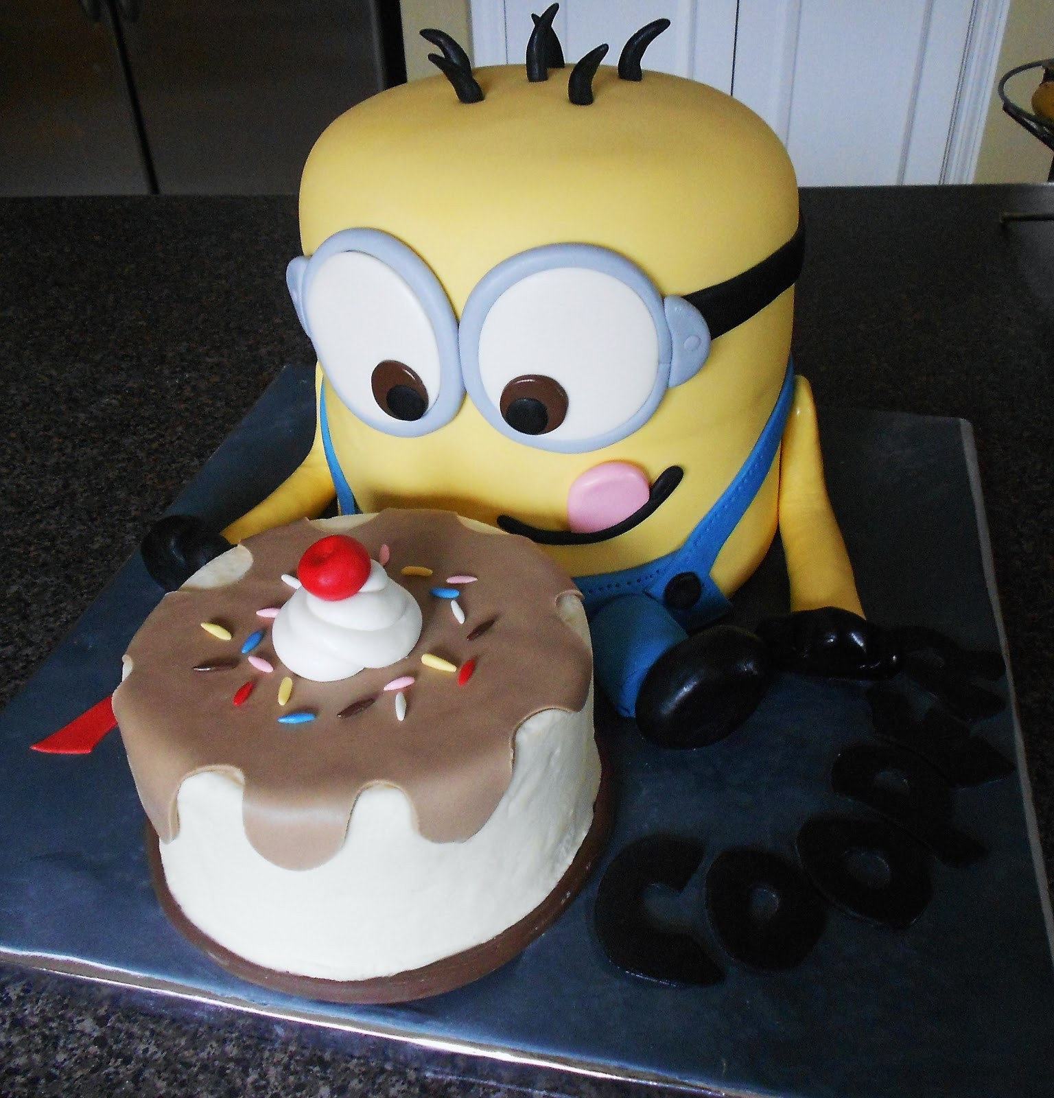 Despicable Me Birthday Cake
 SARAH JANE occasionally and among other things DOES
