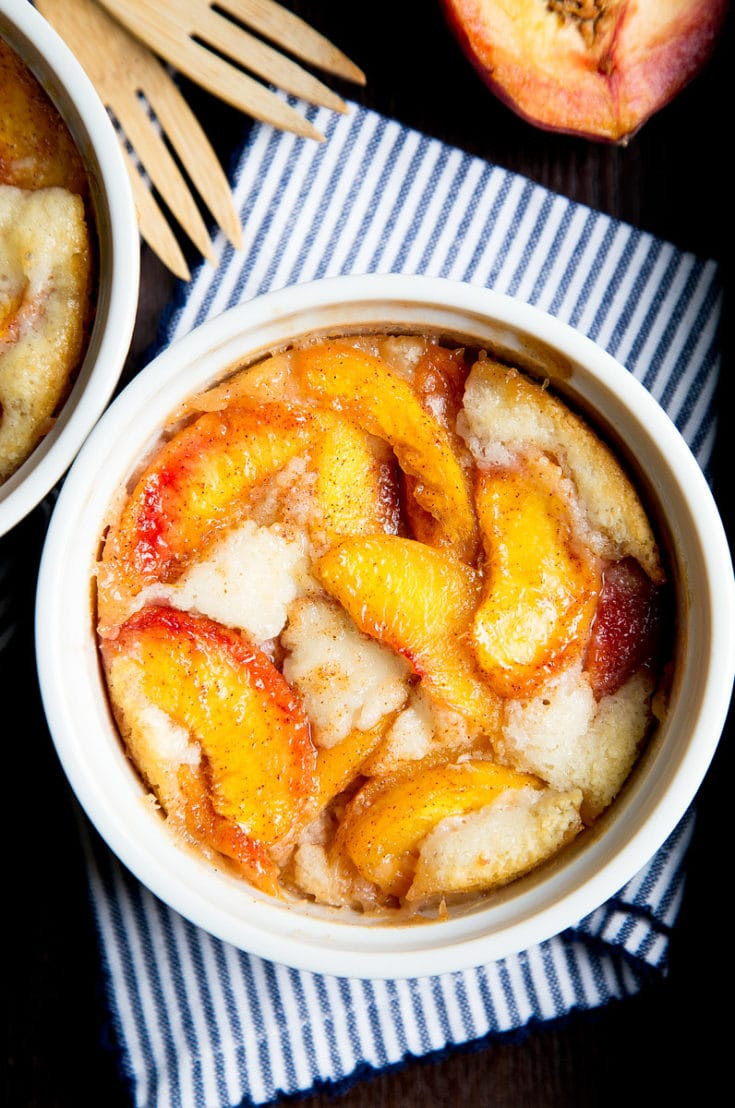 Dessert Recipes For Two
 Southern Peach Cobbler with Fresh Peaches Peach Cobbler