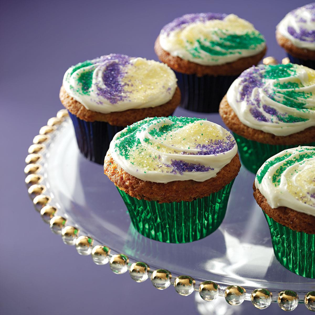 Desserts For Mardi Gras
 Mardi Gras Cupcakes Recipe