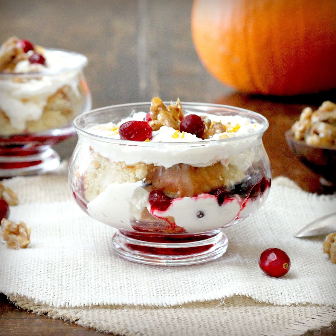 Desserts For The Holiday
 Holiday Desserts Cranberry Orange Trifle with Can d