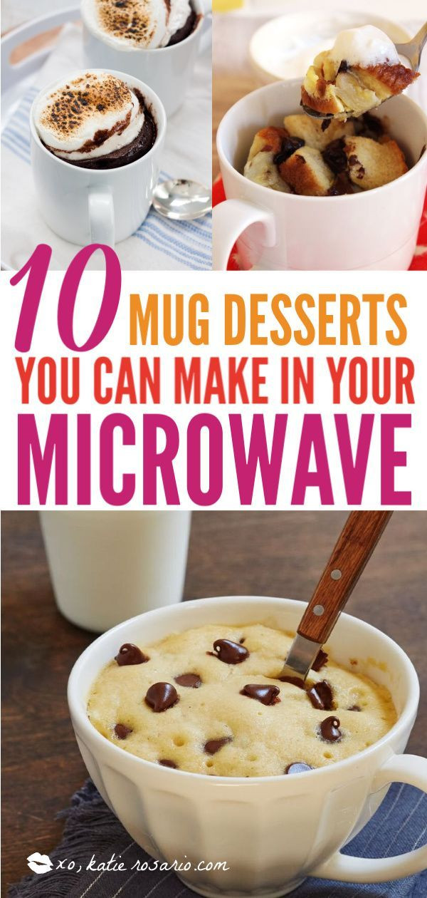 Desserts You Can Make In The Microwave
 10 Mug Desserts You Can Make In The Microwave