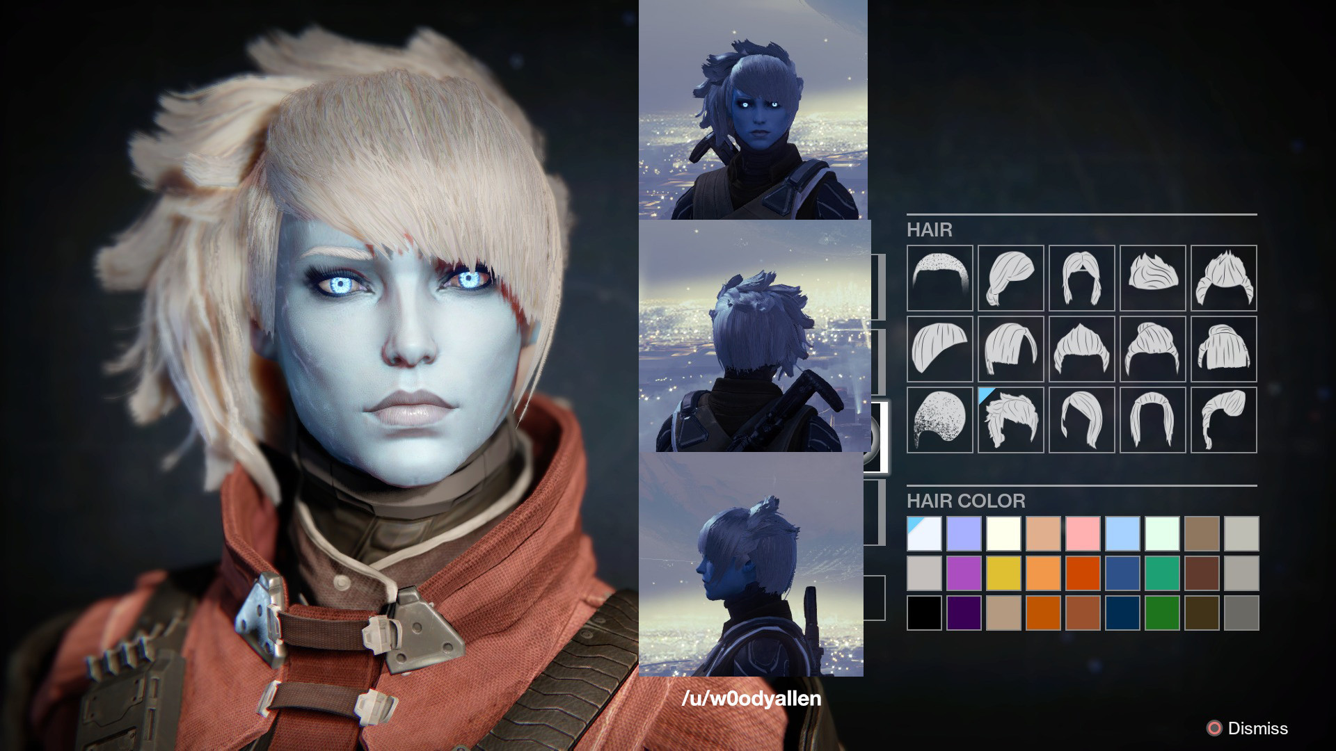 Destiny Human Female Hairstyles From Behind
 Destiny Awoken Female Hairstyles what your hair looks