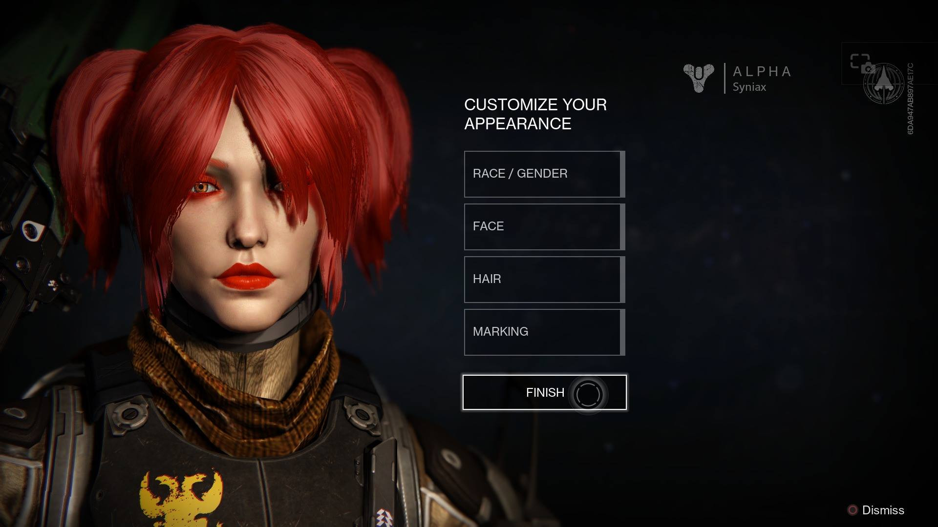 Destiny Human Female Hairstyles From Behind
 Destiny First Impression Alpha Test