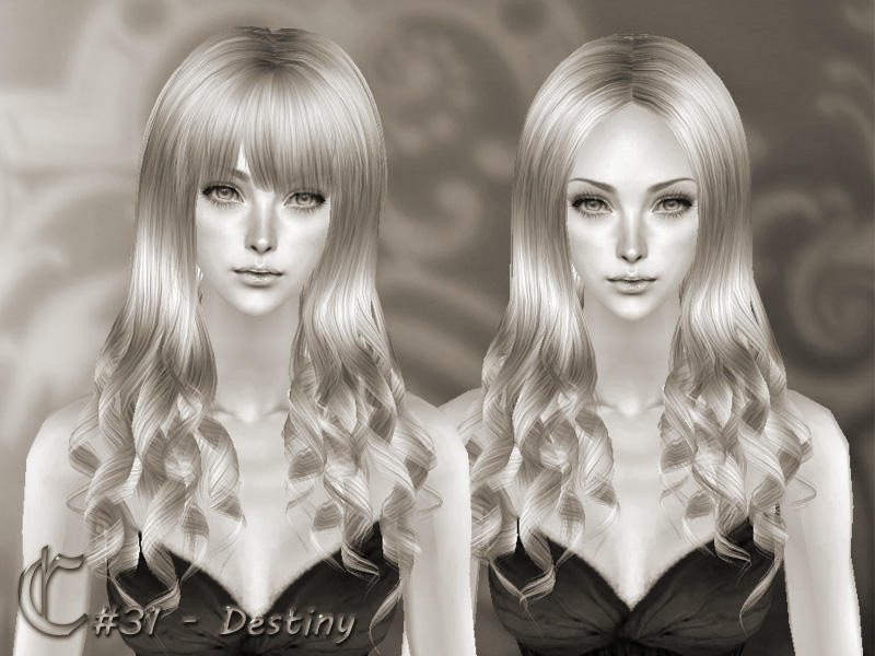 Destiny Human Female Hairstyles From Behind
 s Destiny Hairstyle Mesh