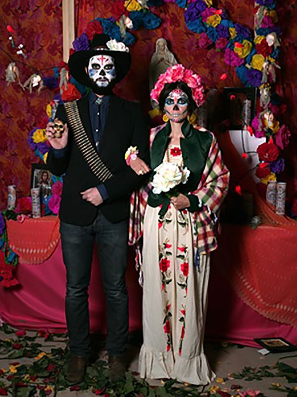 Dia De Los Muertos Costume DIY
 Goodwill Halloween DIY Costumes Dia de los Muertos