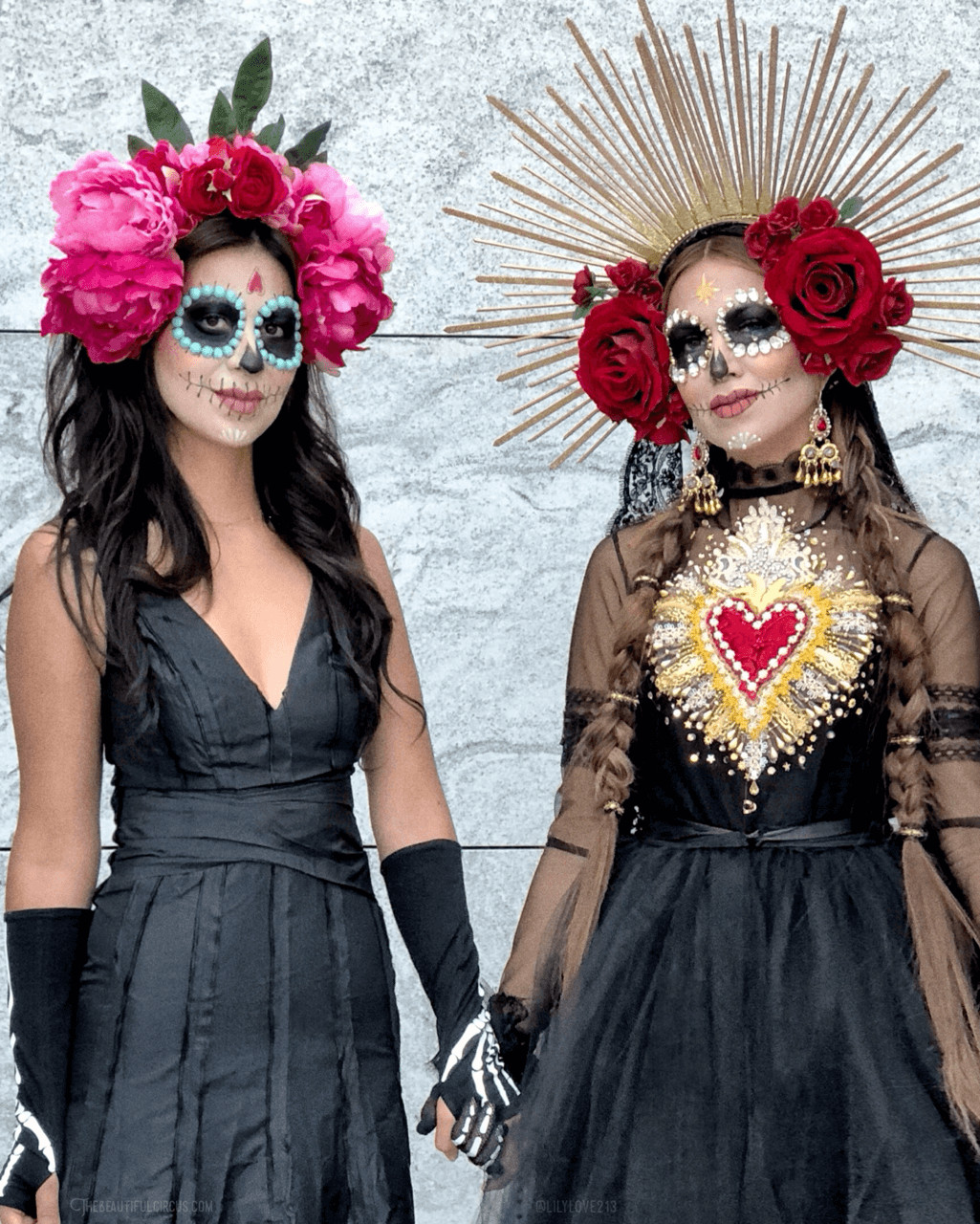 Dia De Los Muertos Costume DIY
 Sacred Heart Dia De Los Muertos Costume The