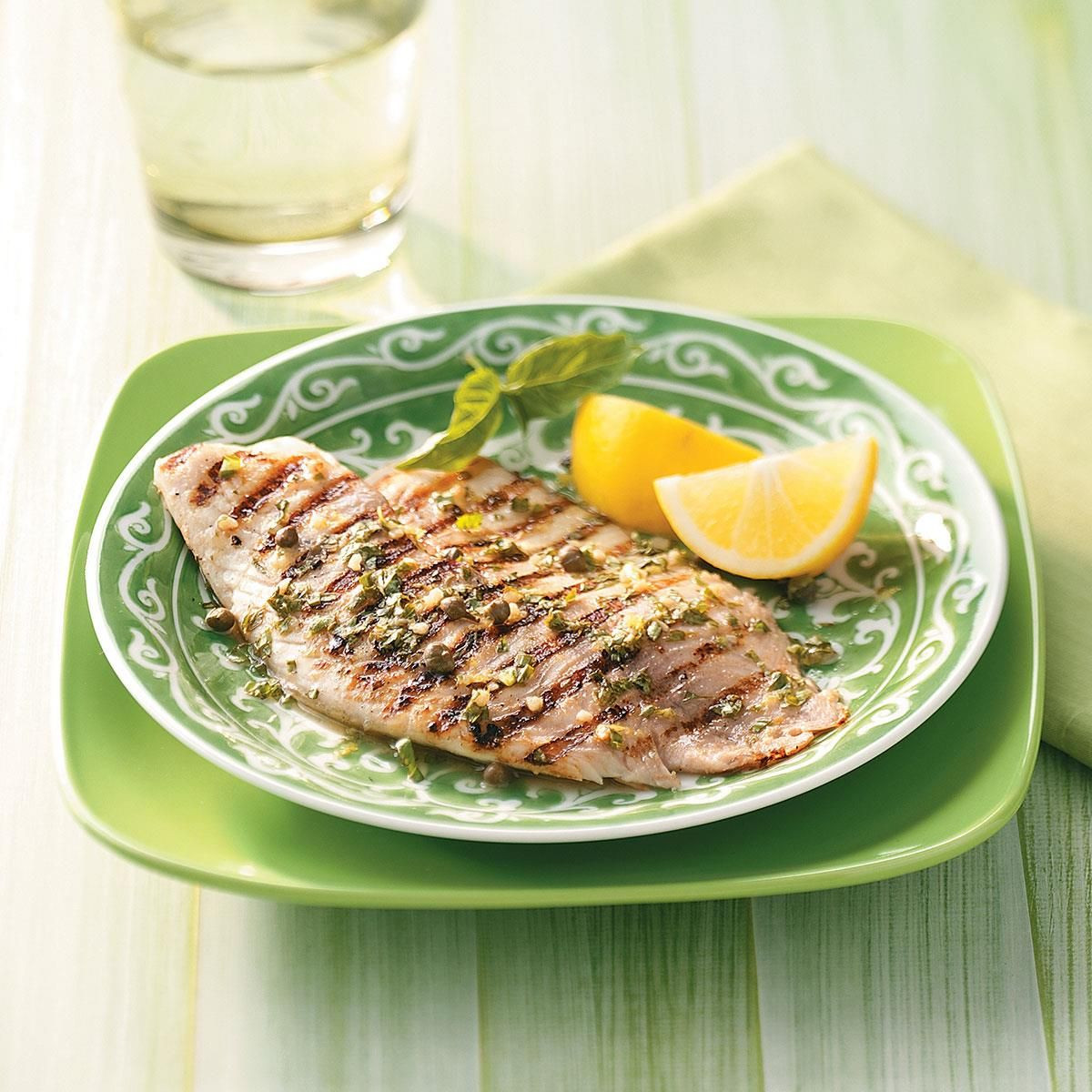 Diabetic Tilapia Recipes
 Grilled Tilapia Piccata for Two Recipe