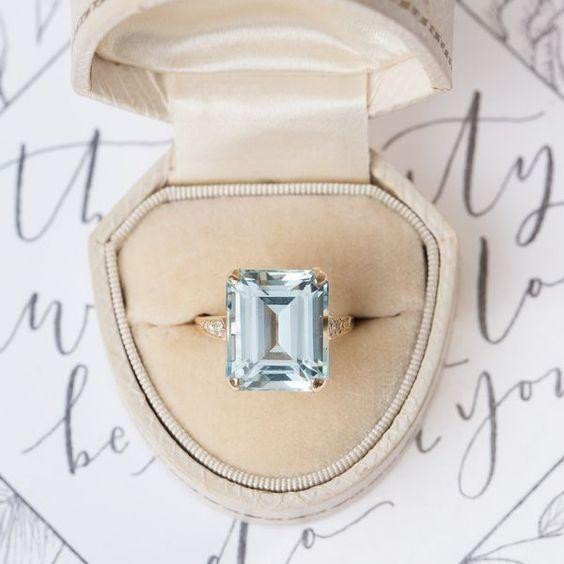 Diamond Alternative Engagement Ring
 Diamond Alternative Engagement Rings Trends We Love