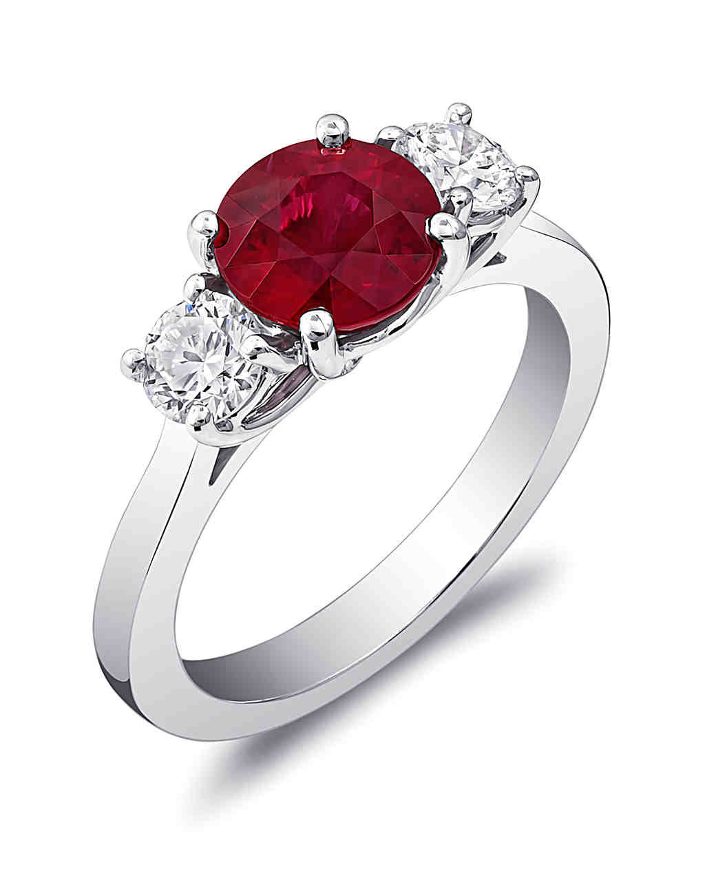 Diamond And Ruby Engagement Rings
 34 Royal Ruby Engagement Rings