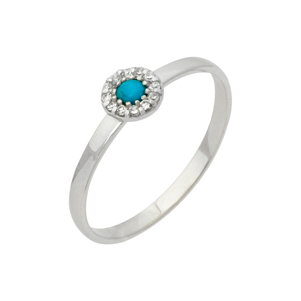 Diamond And Turquoise Engagement Ring
 Vintage Diamonds Turquoise Engagement Ring in by