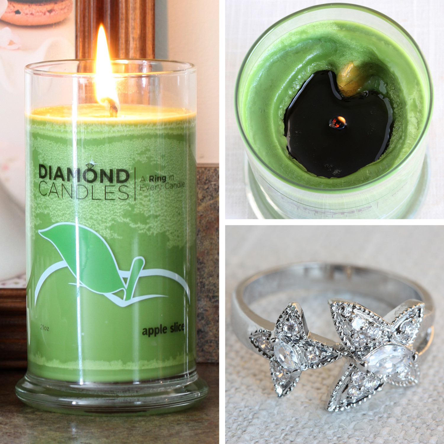 Diamond Candle Rings
 That Winsome Girl Diamond Candles Review and Giveaway