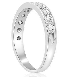 Diamond Wedding Bands For Women
 Pompeii3 1ct Diamond Wedding Ring 14K White Gold Channel