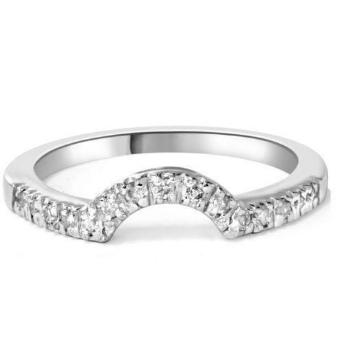 Diamond Wedding Bands For Women
 Womens Curved Diamond Wedding Bands