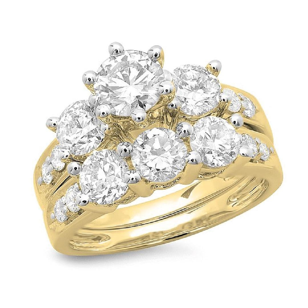 Diamond Wedding Rings Sets
 3 10 Carat ctw 14K Gold Round Diamond La s Bridal 3