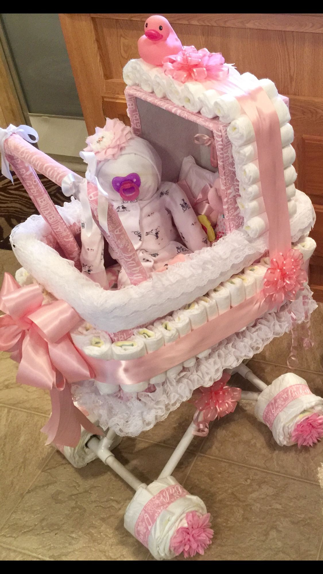 Diaper Gift Ideas For Baby Shower
 Instead of a diaper cake for baby shower I made my