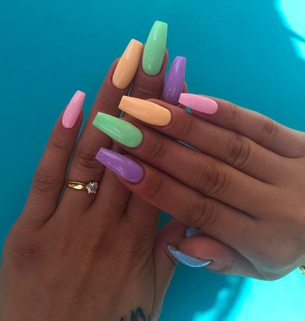 Different Color Nail Designs
 Best Wedding Nails Ideas for 2018 All For Fashions