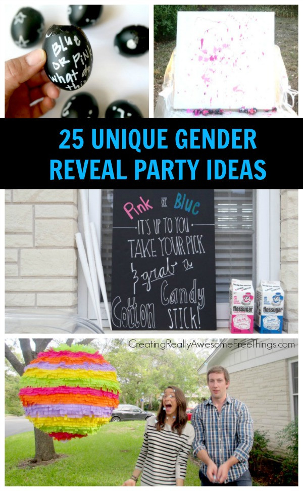 Different Gender Reveal Party Ideas
 25 Gender Reveal Party Ideas C R A F T
