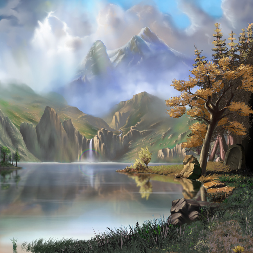 Digital Landscape Painting
 Digital Landscape paintings