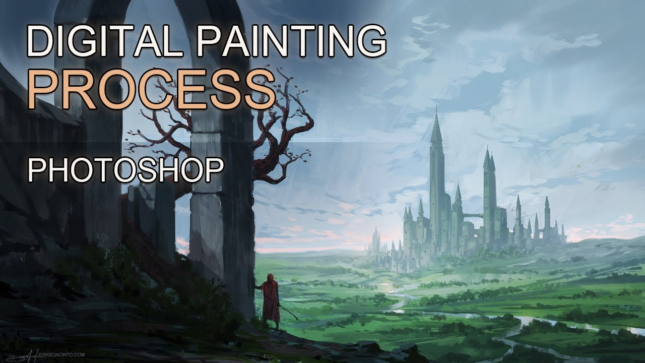 Digital Landscape Painting
 Digital Painting Fantasy Landscape Time Lapse