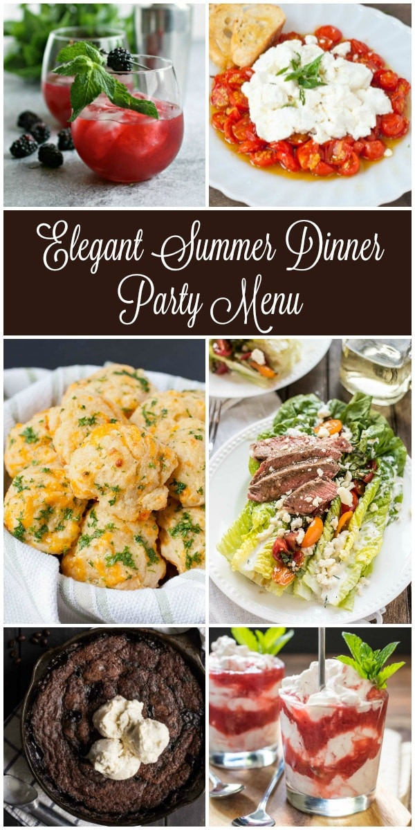 Dinner Party Ideas Pinterest
 Summer Dinner Party Menus