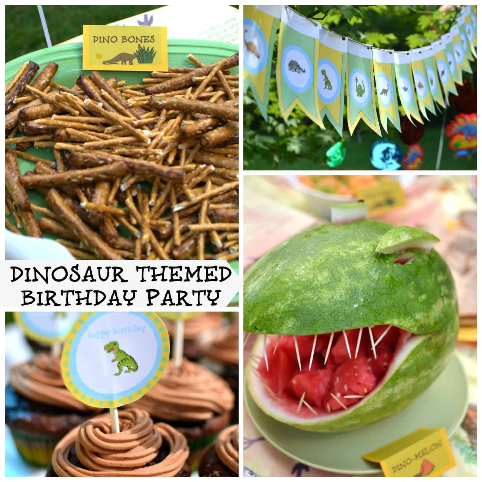Dinosaur Food Ideas For Birthday Party
 Party with dinosaurs Dinosaur themed birthday party