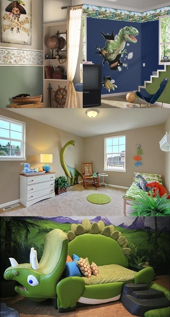 Dinosaur Kids Room Decor
 Dinosaur Bedroom Themes For Kids