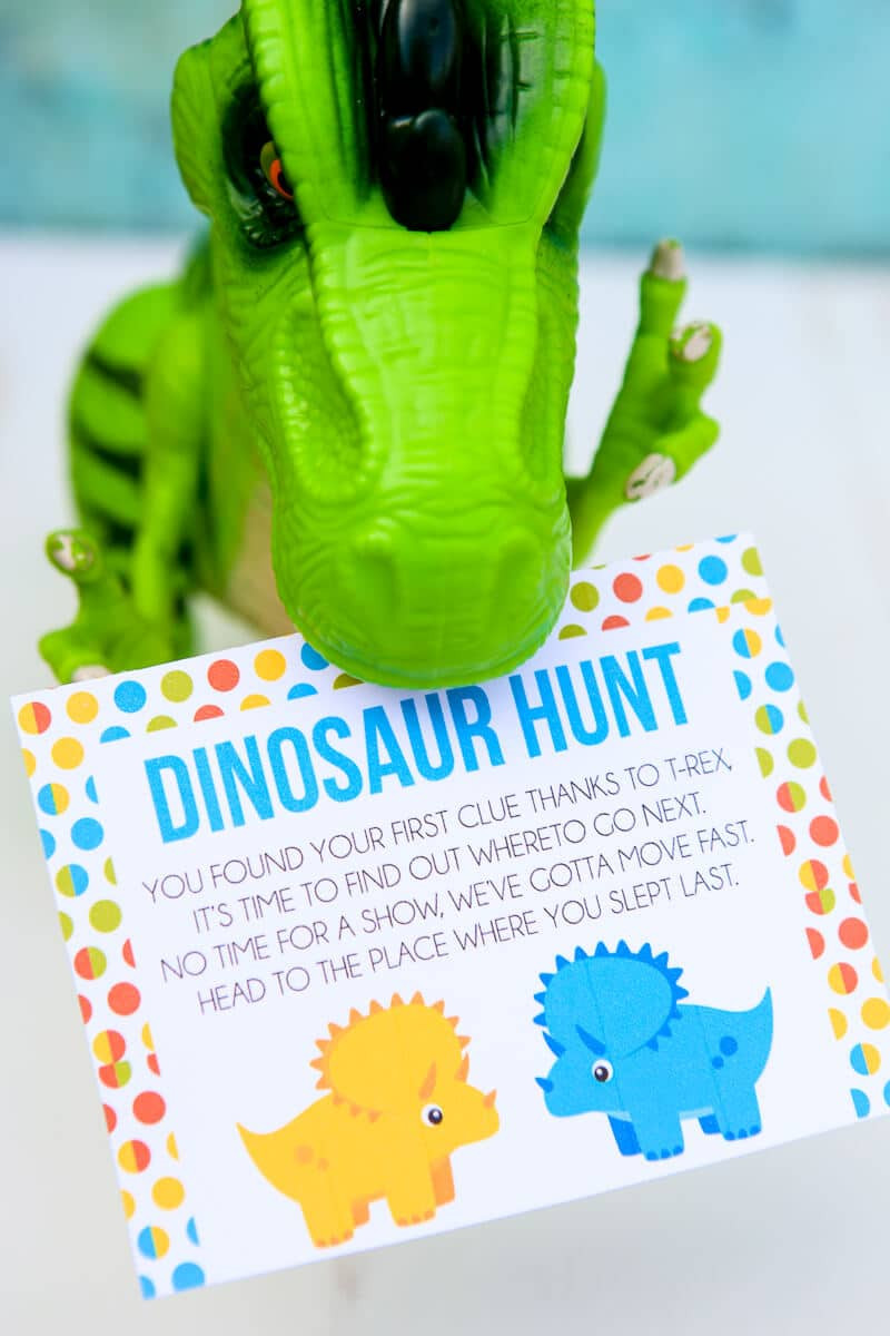 Dinosaurs Birthday Party
 Printable Dinosaur Party Game and Scavenger Hunt Play