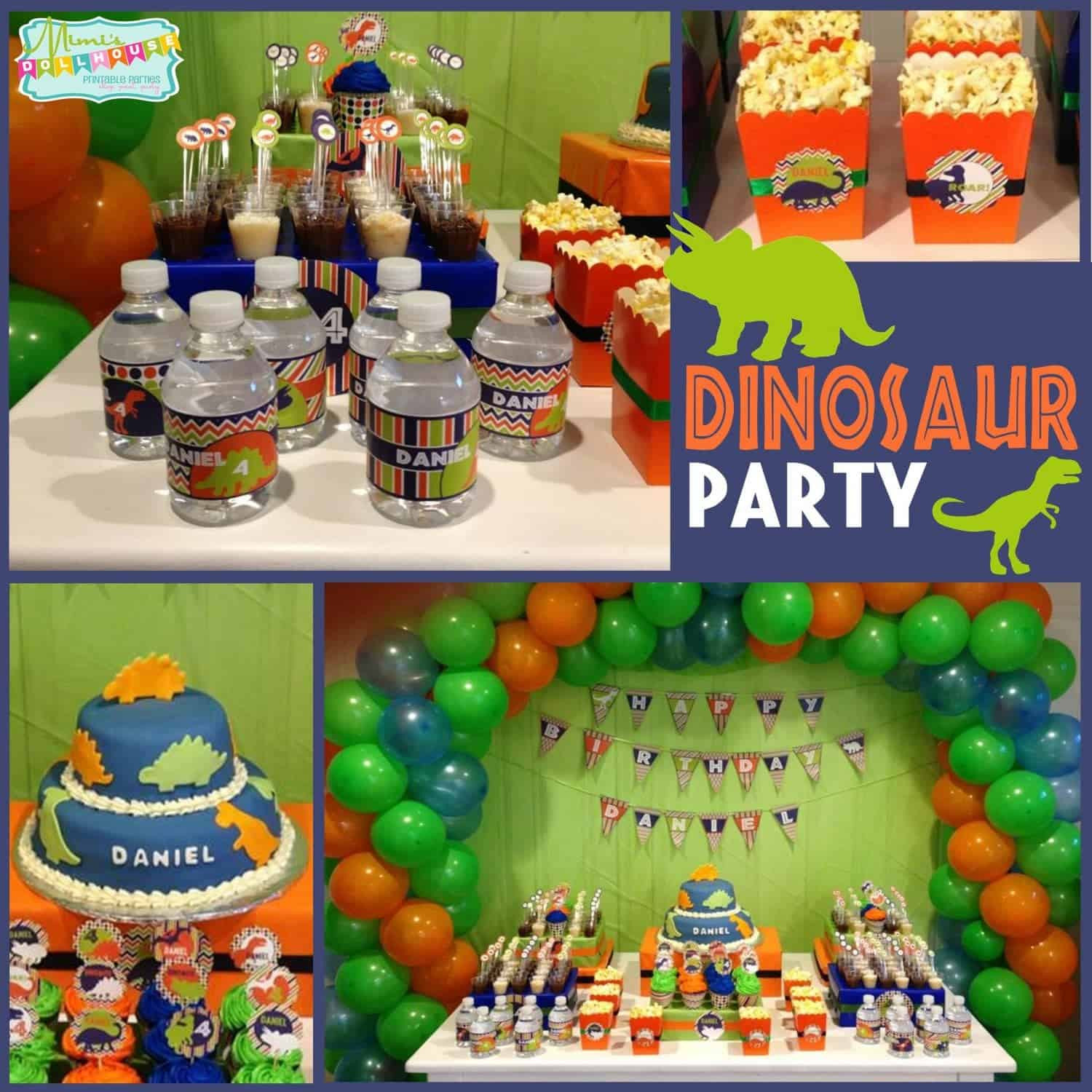 Dinosaurs Birthday Party
 Dinosaur Party Daniel s ROAR some Birthday