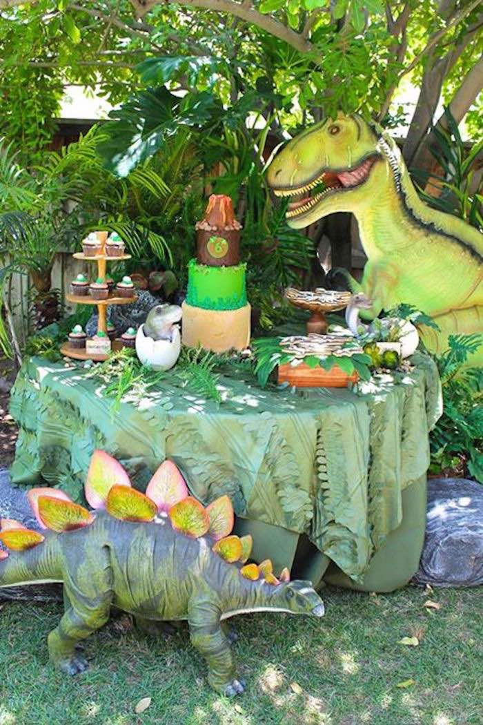 Dinosaurs Birthday Party
 Kara s Party Ideas Dinosaur Birthday Party via Kara’s