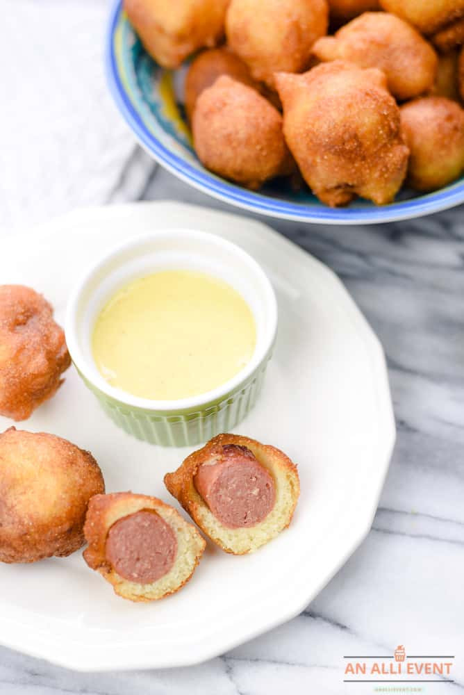 Dipping Sauce For Corn Dogs
 Corn Dog Bites with Honey Mustard Dipping Sauce An Alli