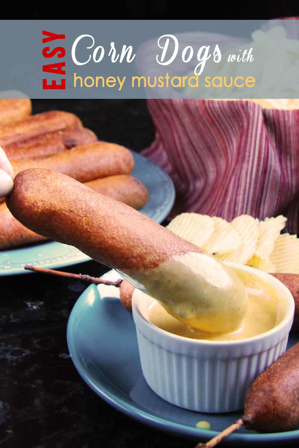 Dipping Sauce For Corn Dogs
 EASY Corn Dog Recipe with Honey Mustard Sauce