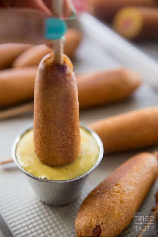 Dipping Sauce For Corn Dogs
 Honey Mustard Dipping Sauce [ My Love of Corndogs
