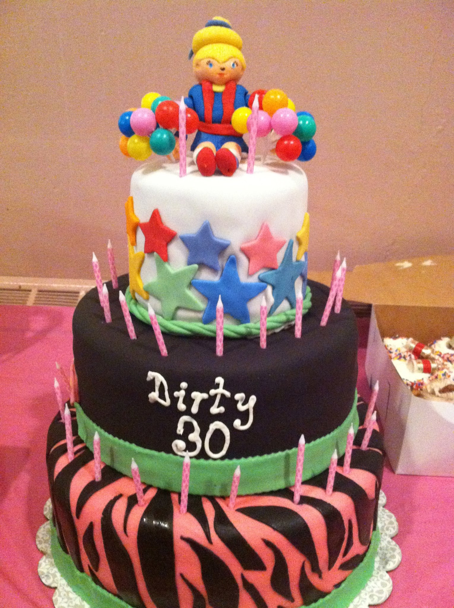 Dirty Birthday Cakes
 80’s theme