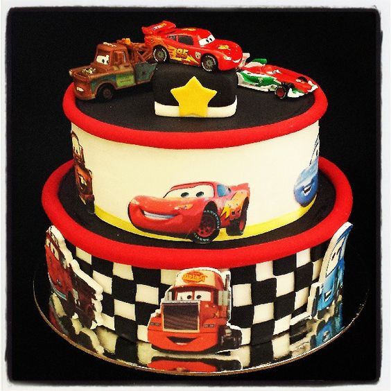 Disney Cars Birthday Cake
 Disney Cars Birthday Cake 612×612