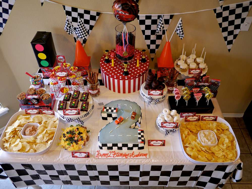Disney Cars Birthday Decorations
 Disney Cars Birthday Party Ideas 1 of 80