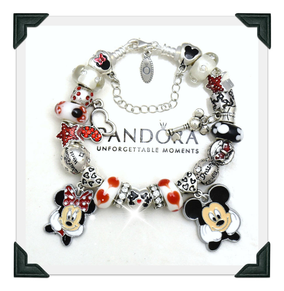 Disney Pandora Bracelet
 PANDORA Sterling Silver Charm Bracelet Disney Mickey
