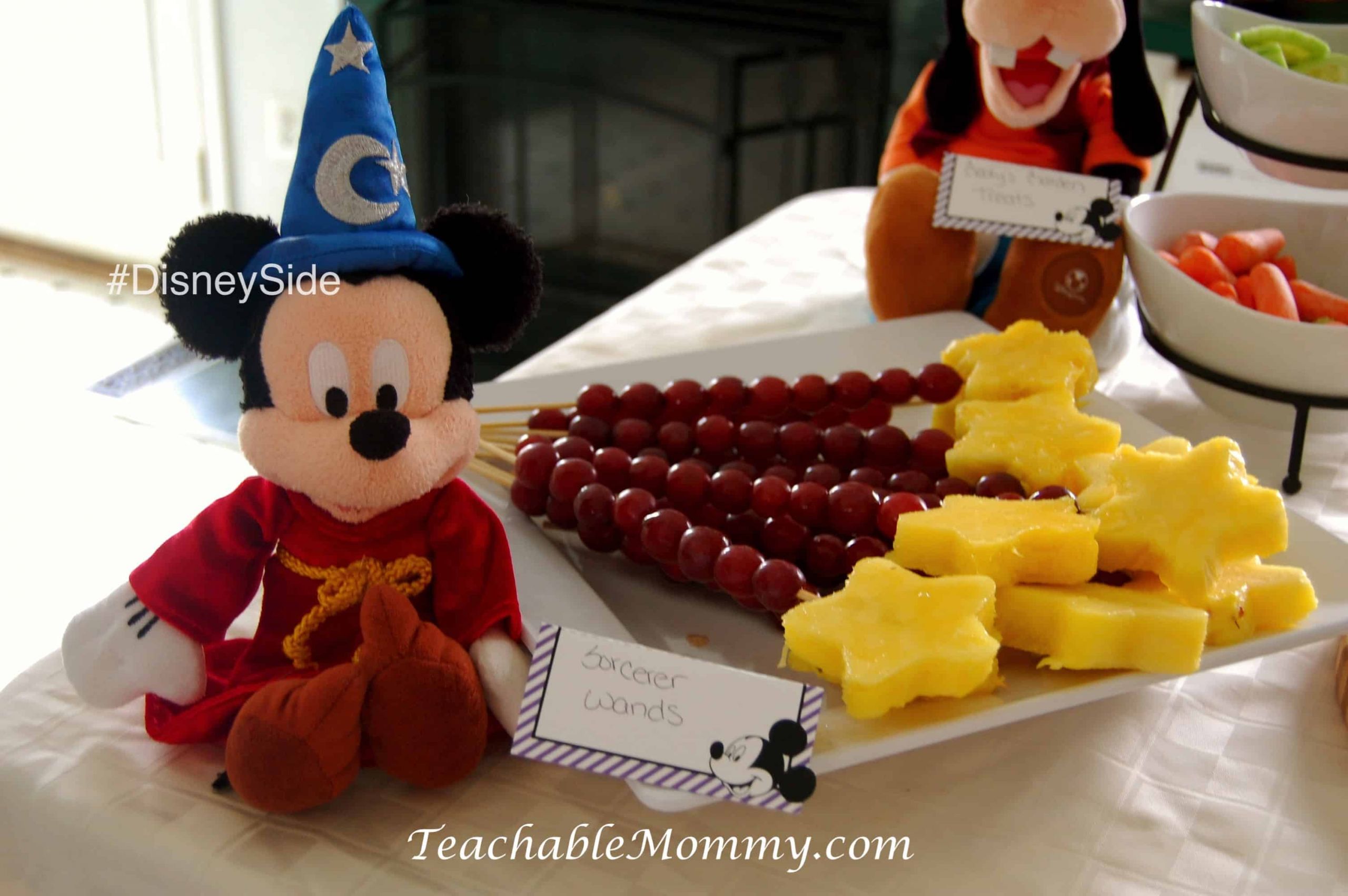 Disney Party Food Ideas
 Showing Our DisneySide with Decorations and Food