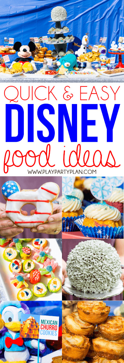Disney Party Food Ideas
 12 Easy Disney Themed Birthday Party Ideas that