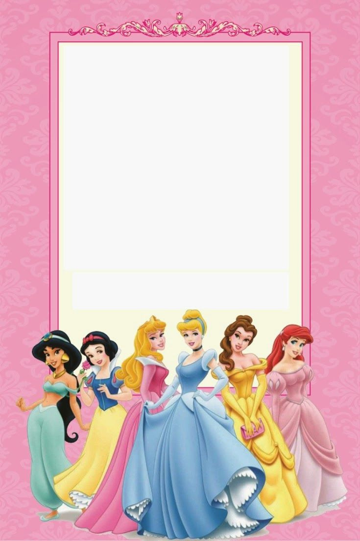 Disney Princess Birthday Party Invitations
 Free Printable Disney Princess Birthday Invitations