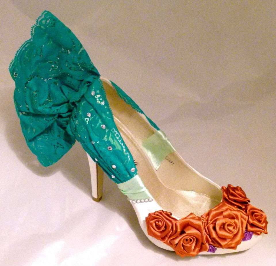 Disney Wedding Shoes
 Ivory Satin Bridal Shoes Disney Ariel Mermaid Inspired Wedding